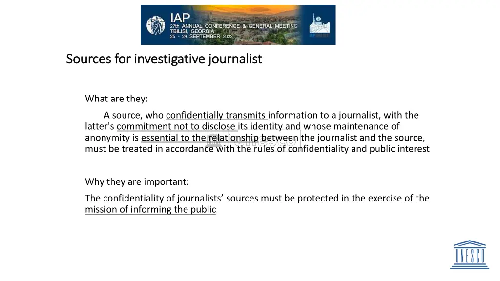 sources for investigative journalist sources