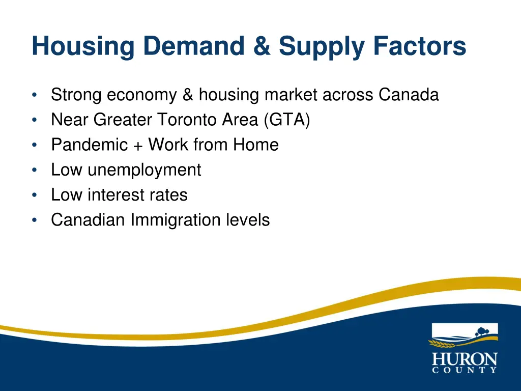 housing demand supply factors