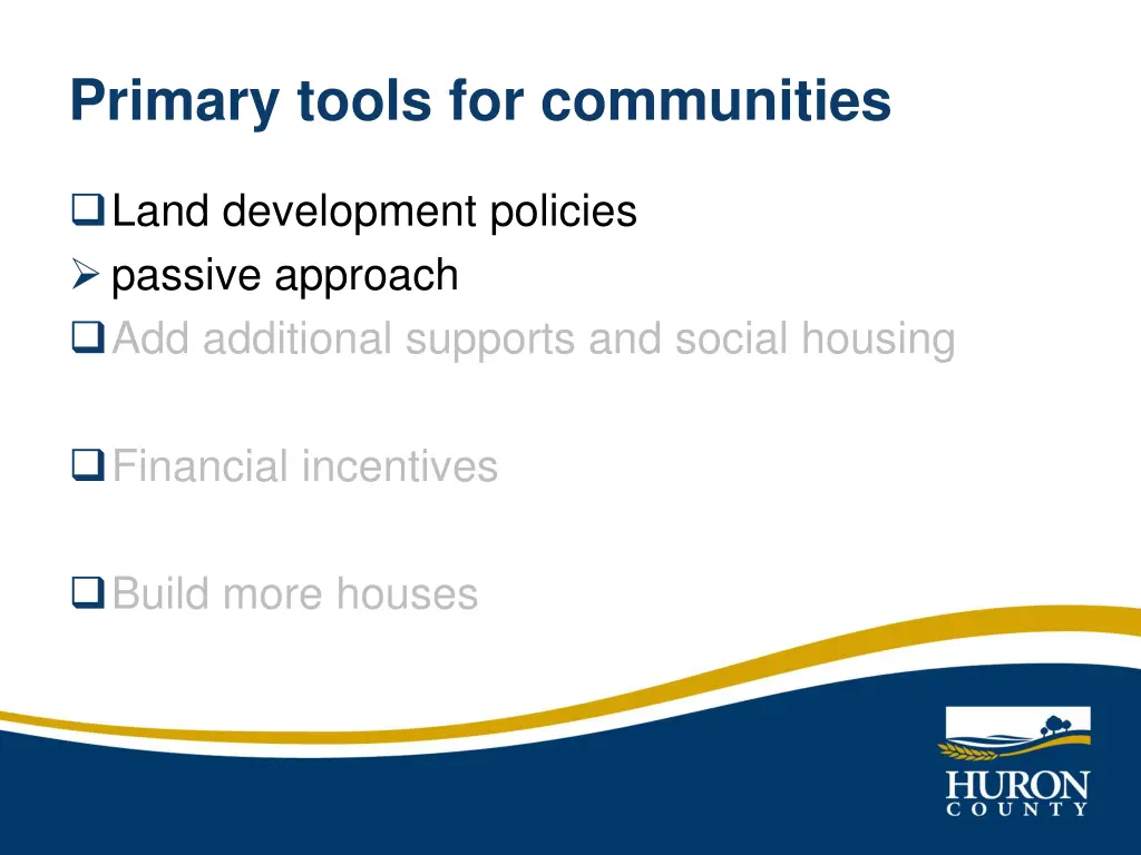 primary tools for communities 1