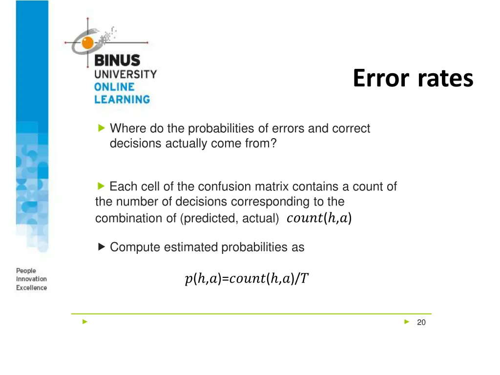 error rates