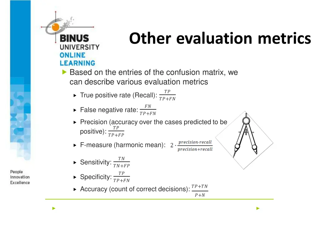 other evaluation metrics