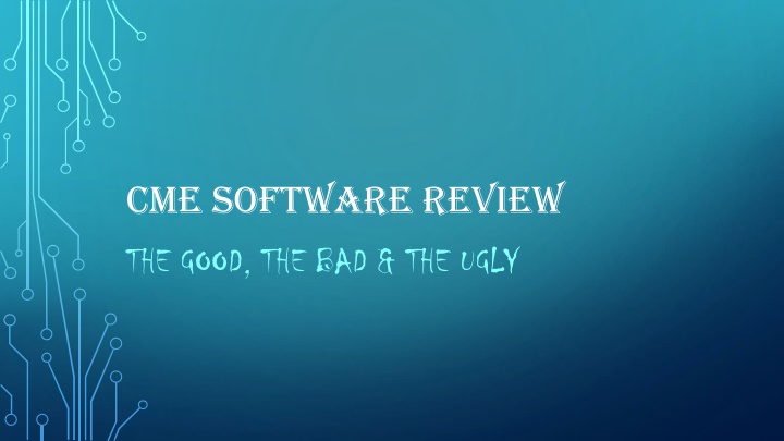 cme software review