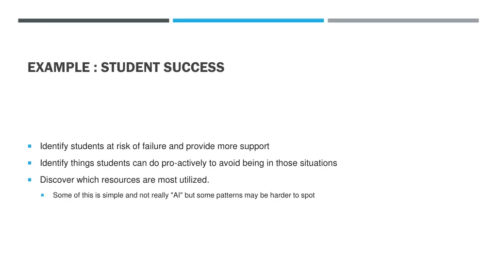 example student success