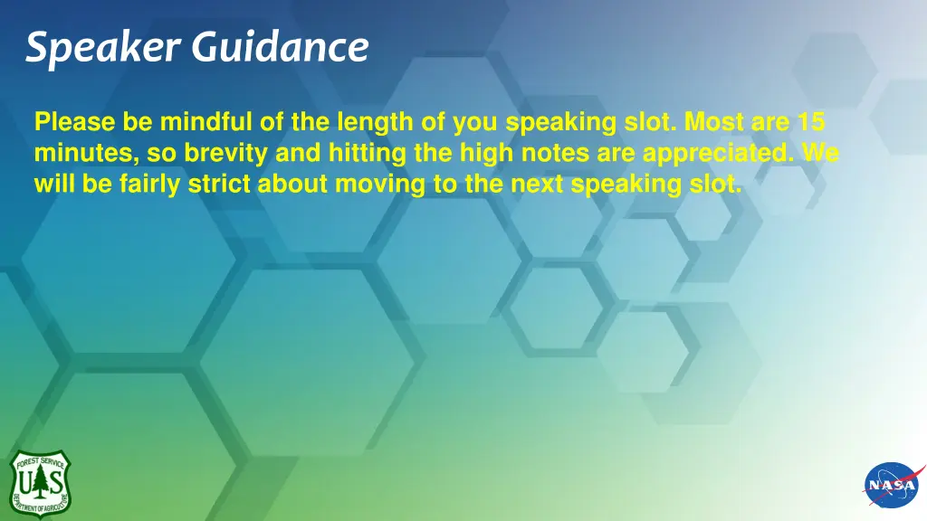 speaker guidance