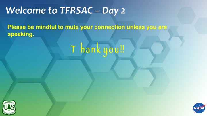 welcome to tfrsac day 2