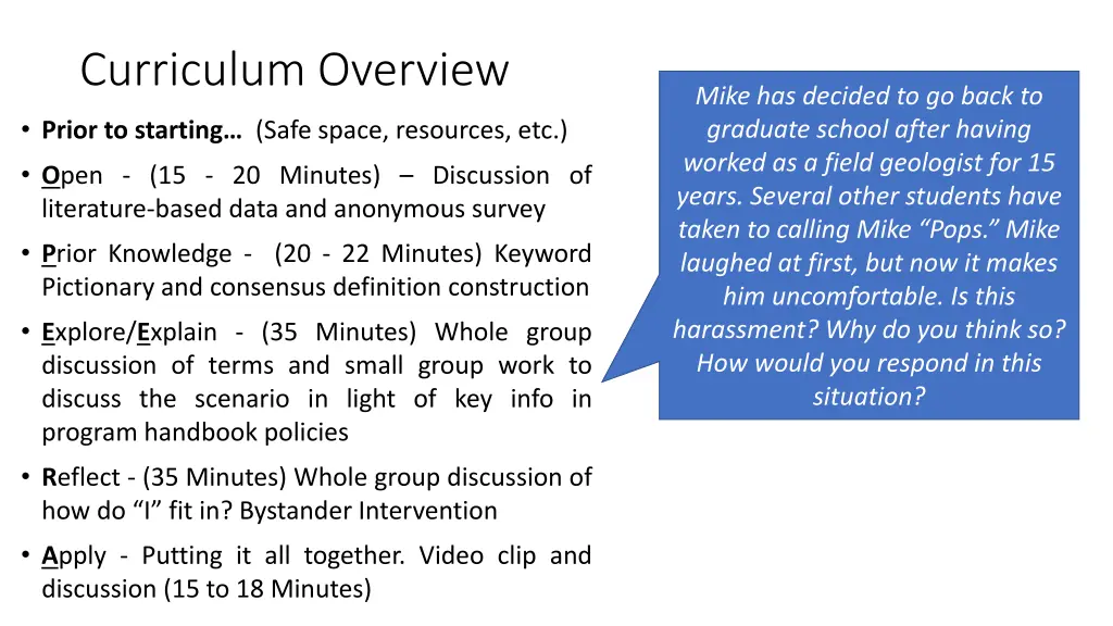 curriculum overview 1