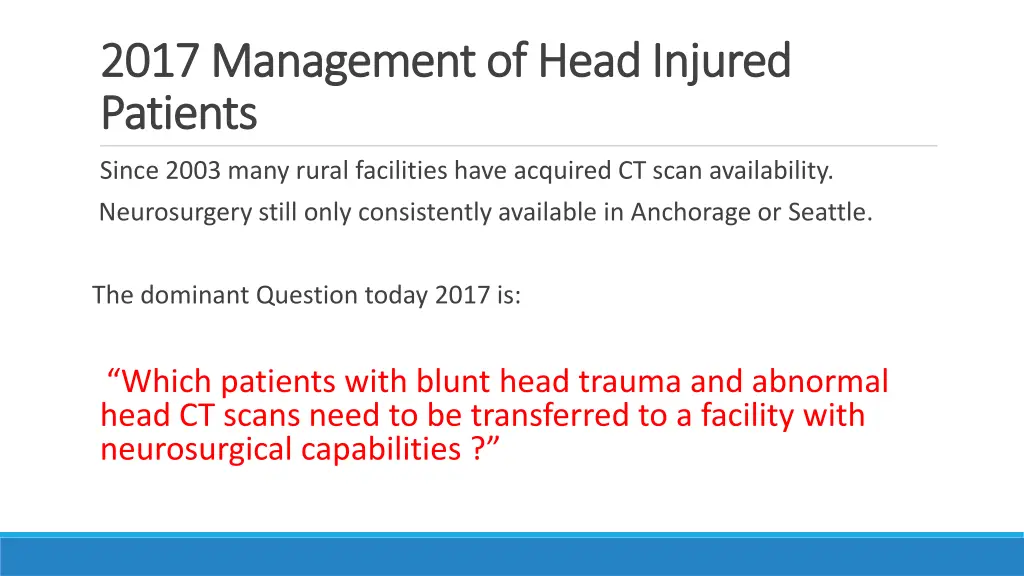 2017 management of head injured 2017 management