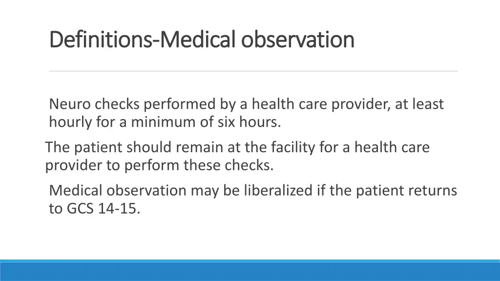 definitions definitions medical observation