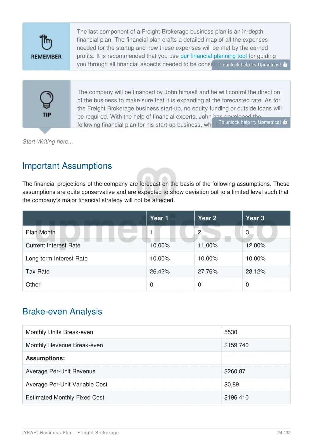 the last component of a freight brokerage