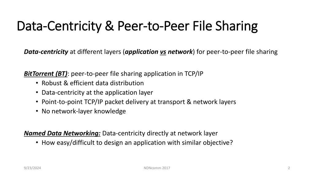 data data centricity peer centricity peer