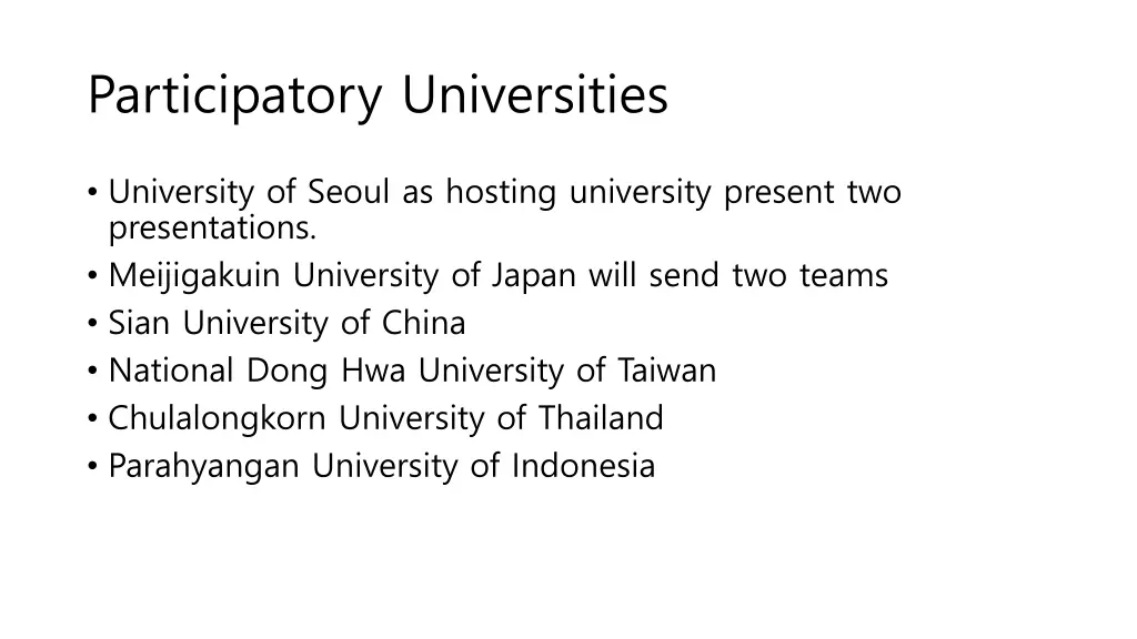 participatory universities