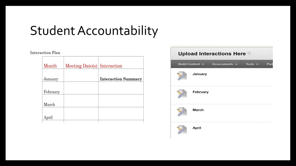 student accountability