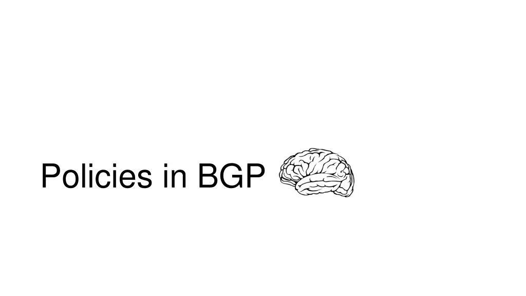 policies in bgp