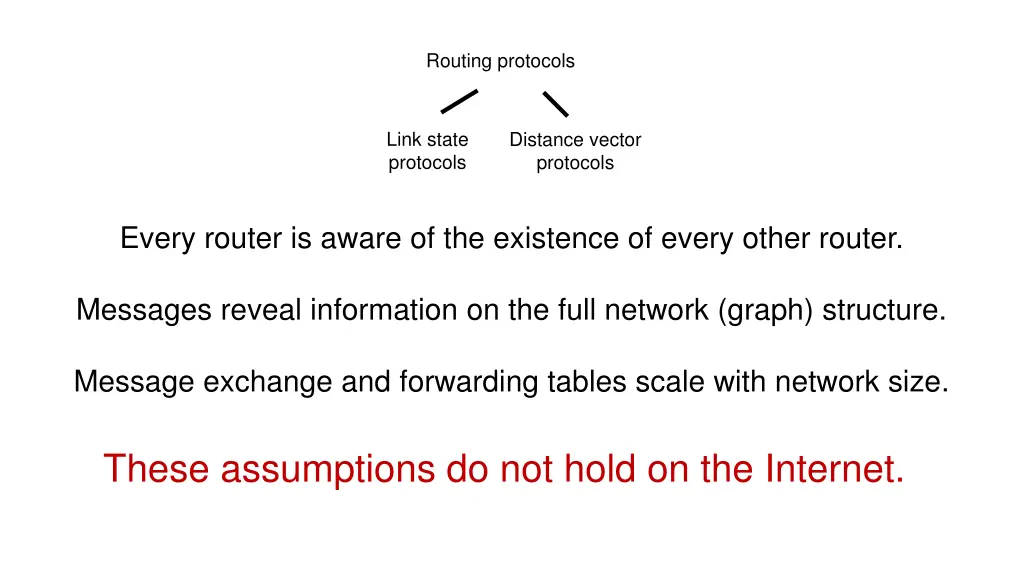 routing protocols