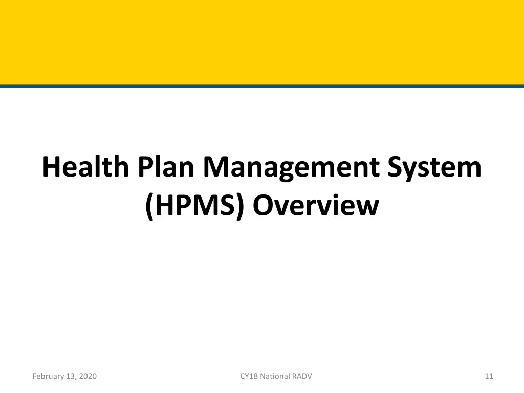 health plan management system hpms overview