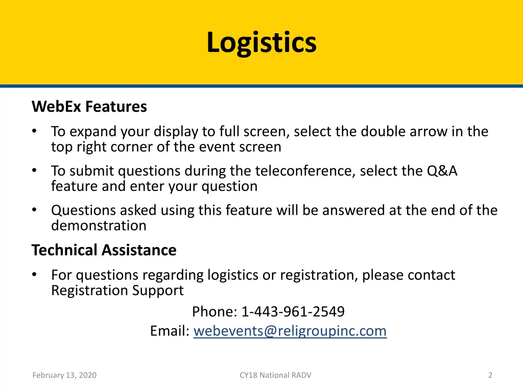 logistics