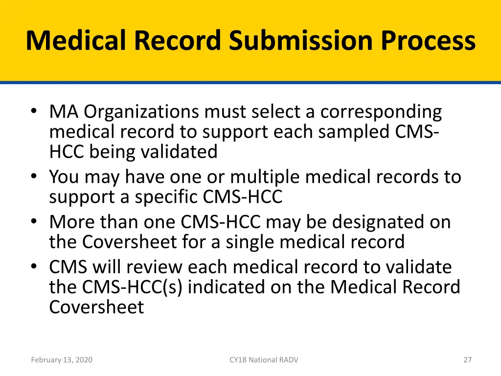 medical record submission process 1