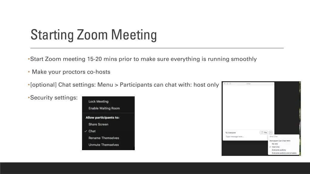 starting zoom meeting