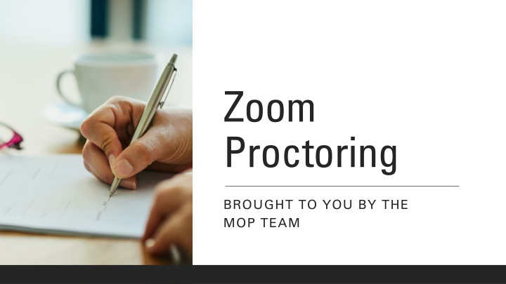 zoom proctoring