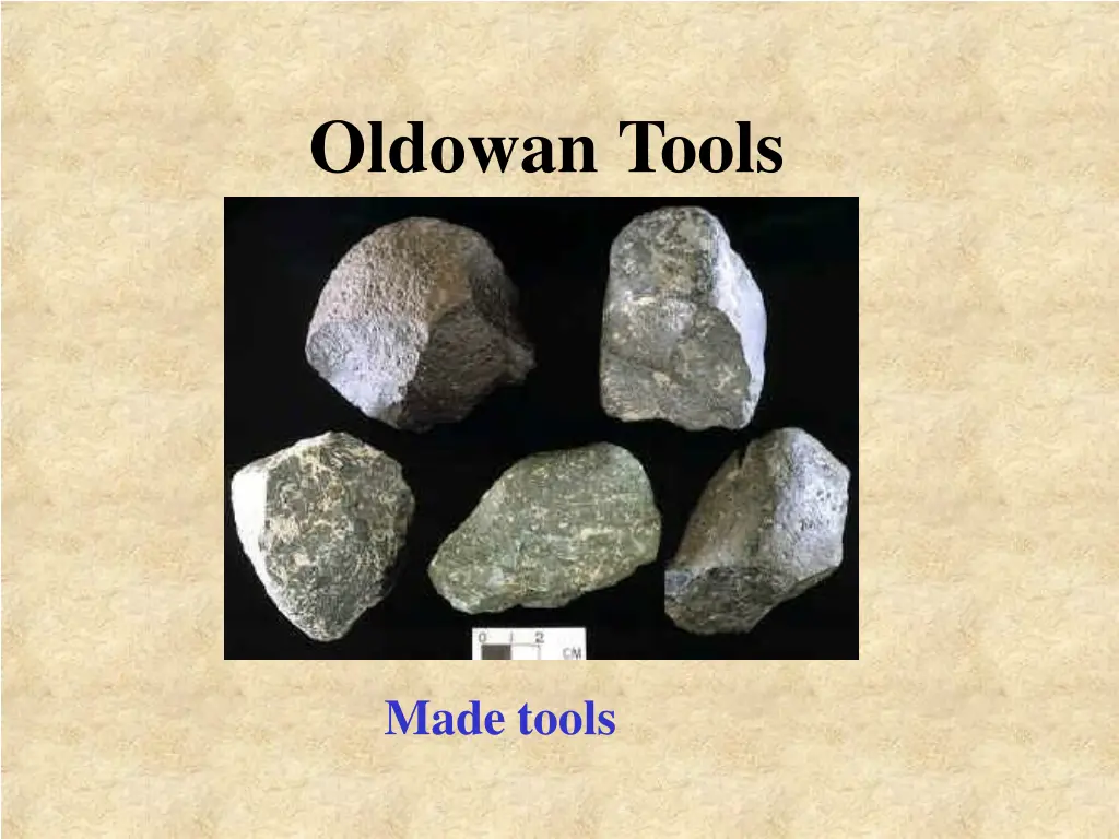 oldowan tools