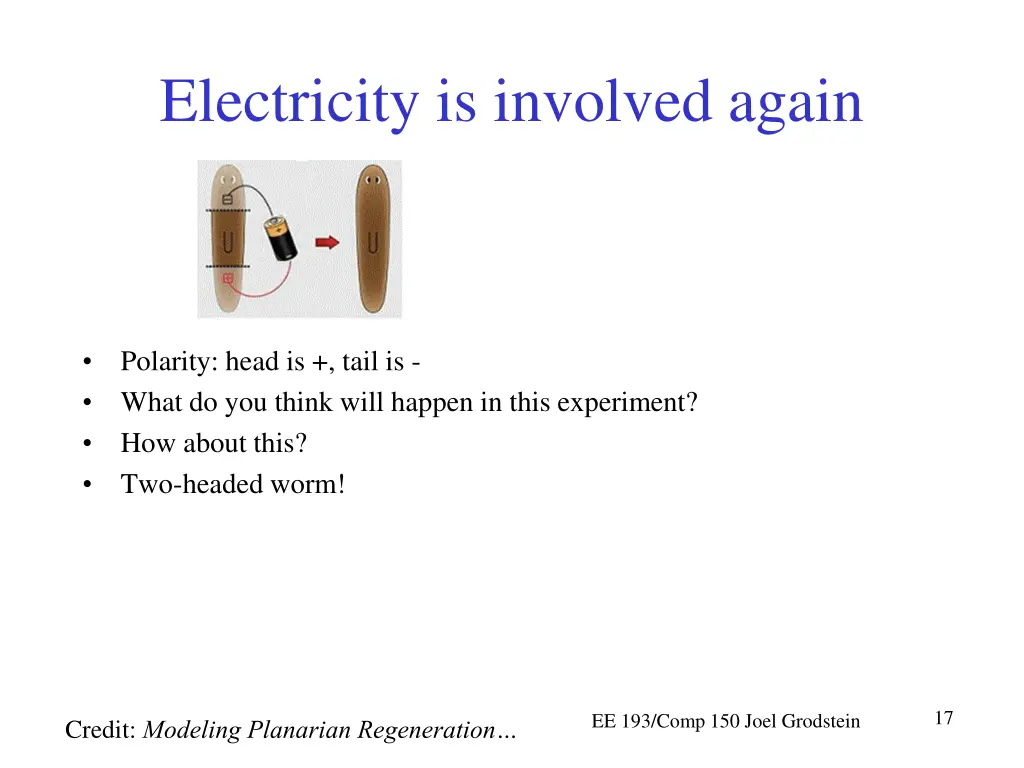 electricity is involved again