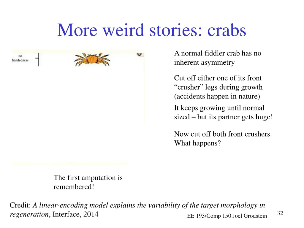 more weird stories crabs