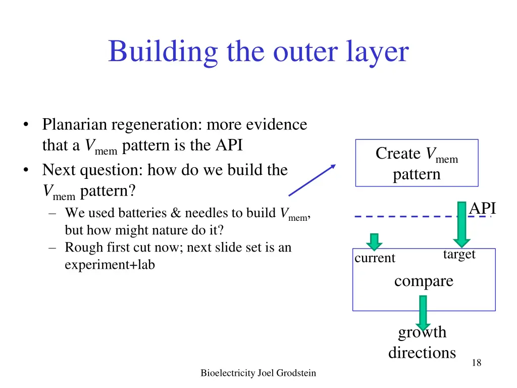 building the outer layer