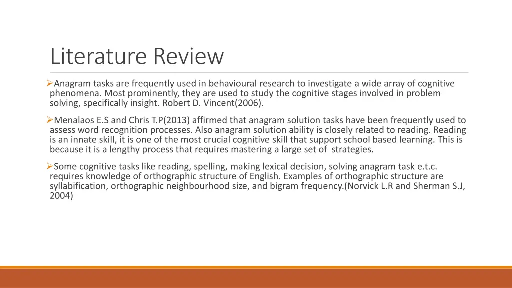 literature review 1