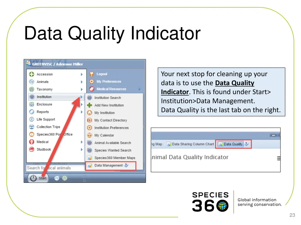 data quality indicator