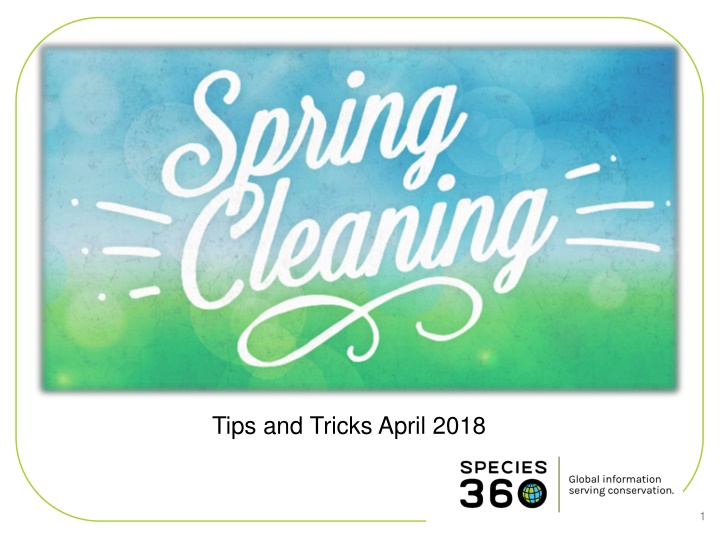 tips and tricks april 2018