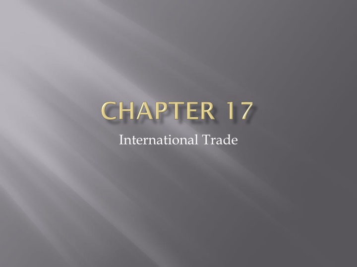 international trade