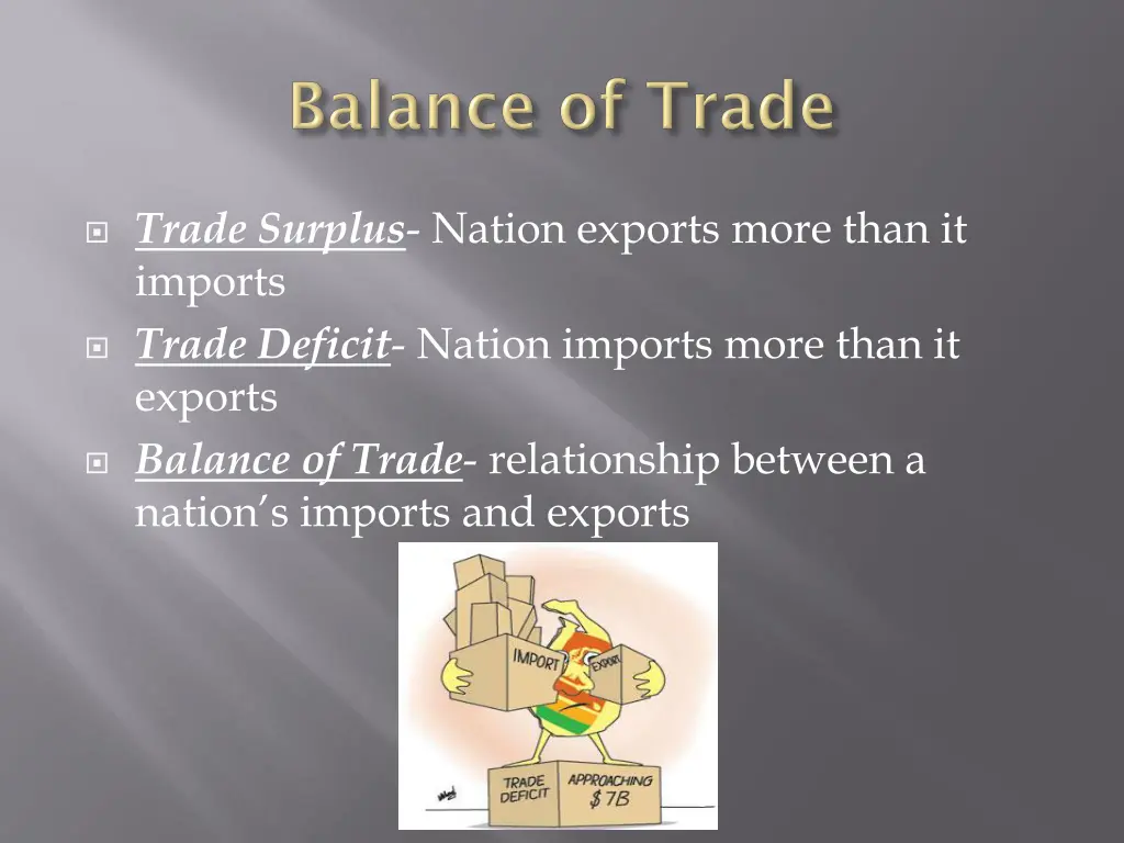 trade surplus nation exports more than it imports