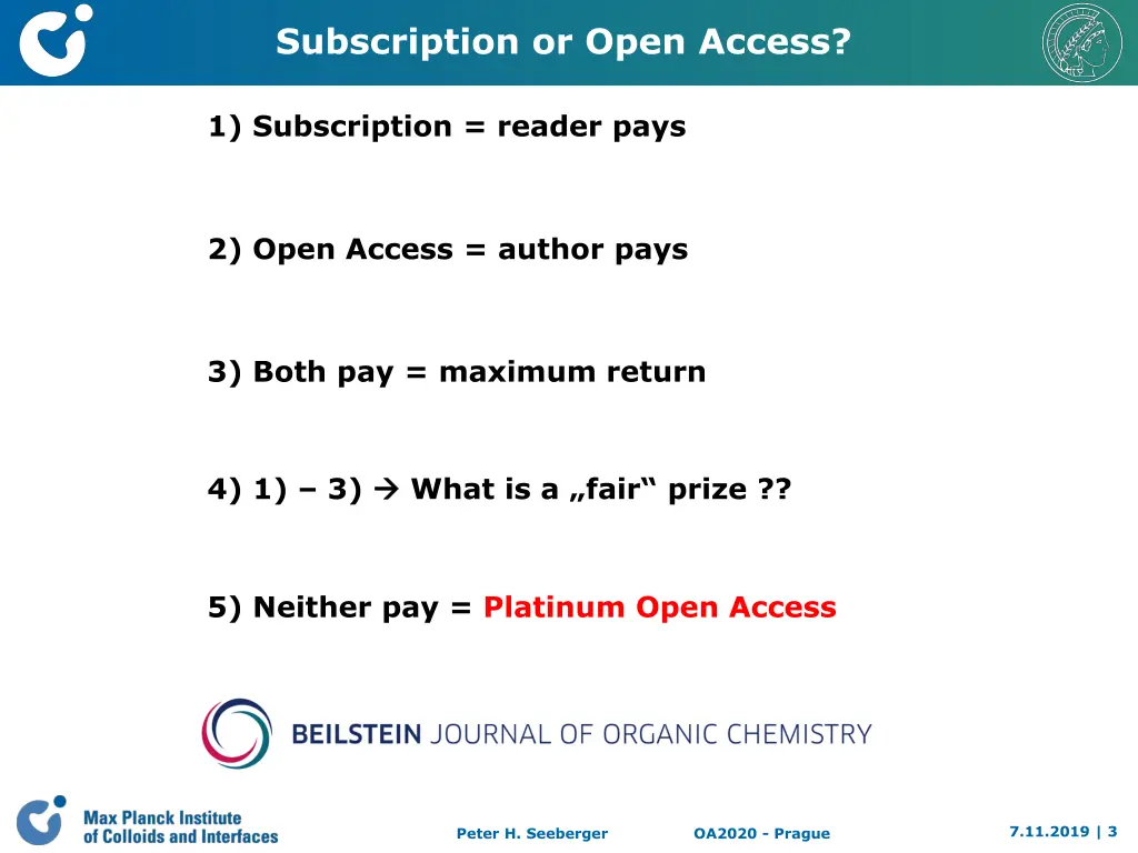 subscription or open access