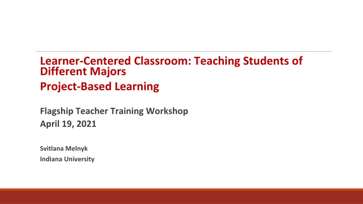 learner centered classroom teaching students