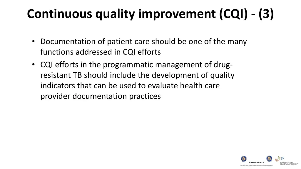 continuous quality improvement cqi 3