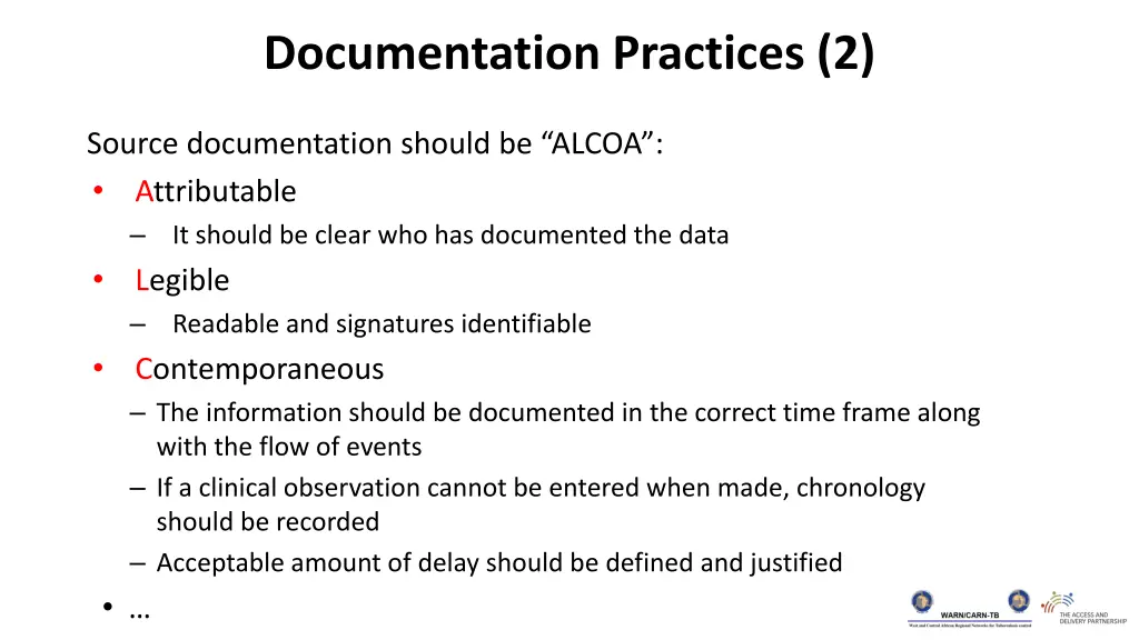 documentation practices 2