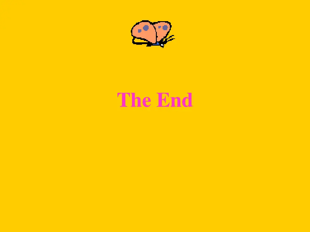 the end