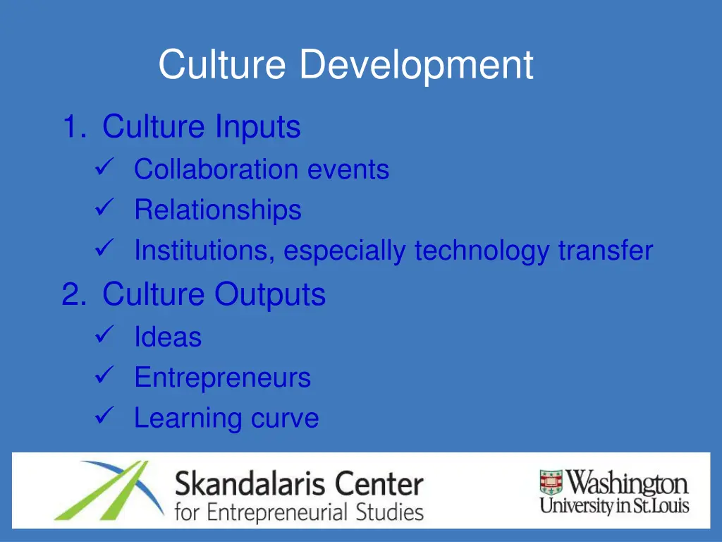 culture development