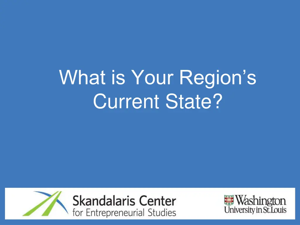 what is your region s current state