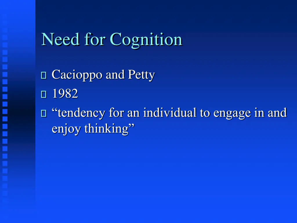 need for cognition