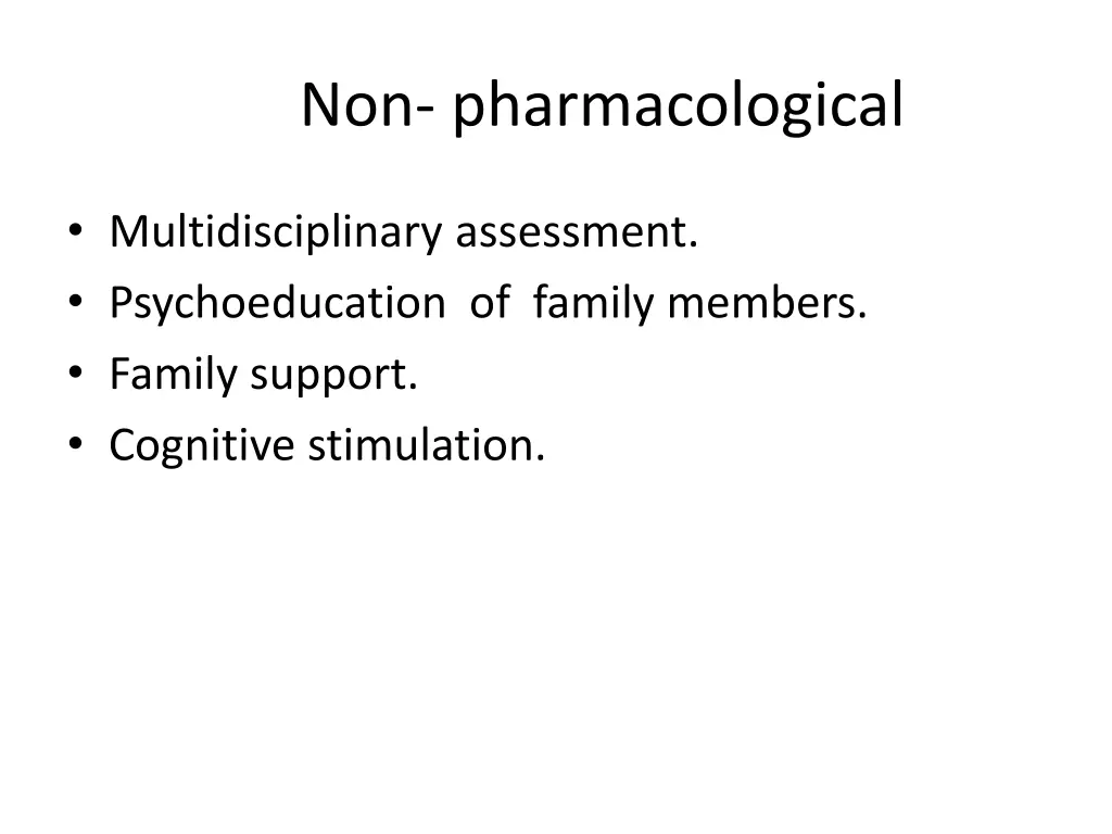 non pharmacological 3