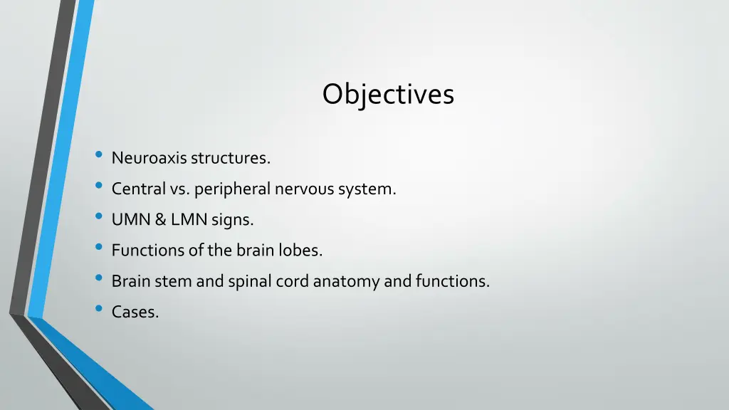 objectives