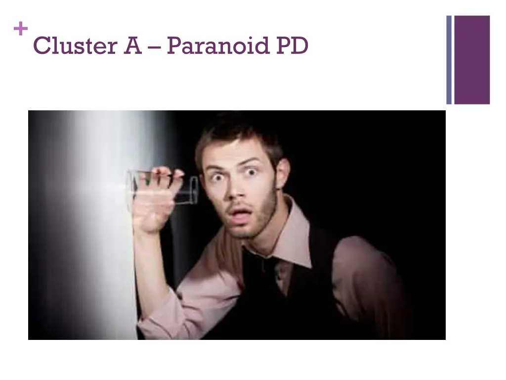 cluster a paranoid pd 1