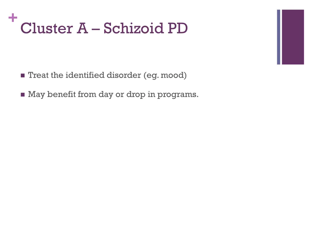 cluster a schizoid pd 4