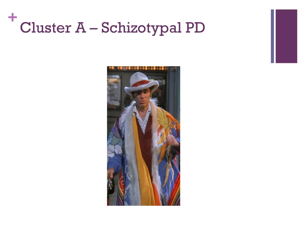 cluster a schizotypal pd 1