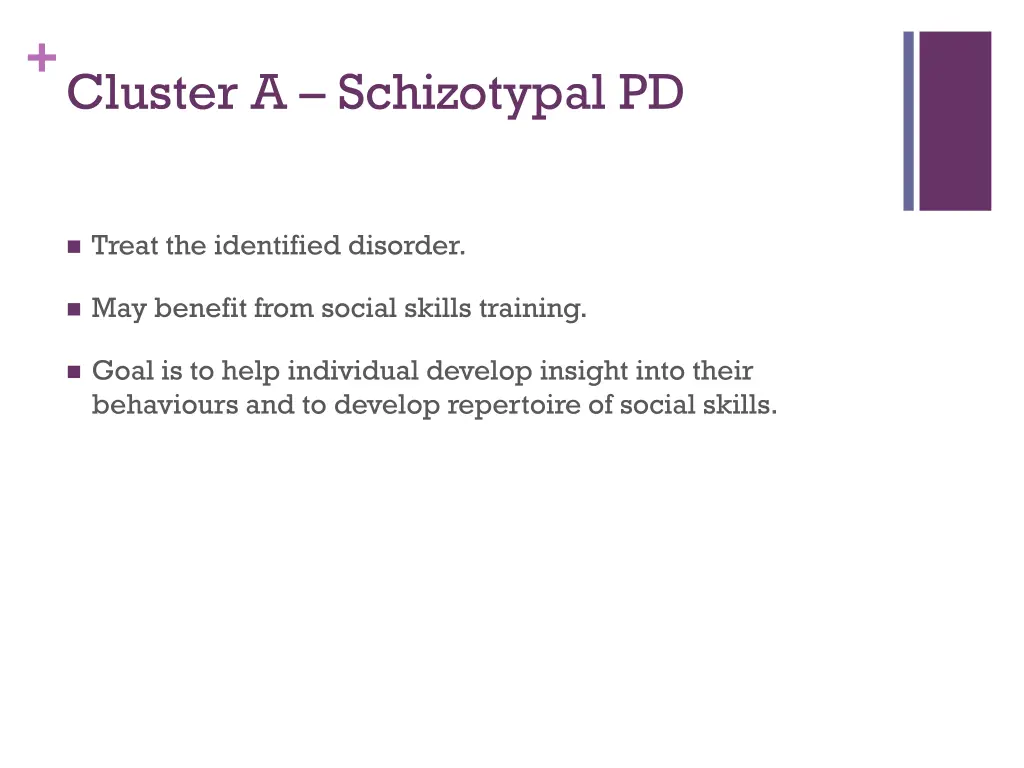 cluster a schizotypal pd 4