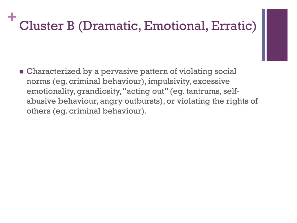 cluster b dramatic emotional erratic 2