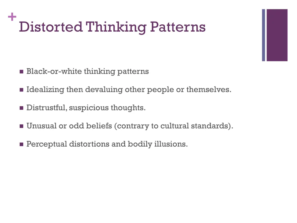 distorted thinking patterns 1