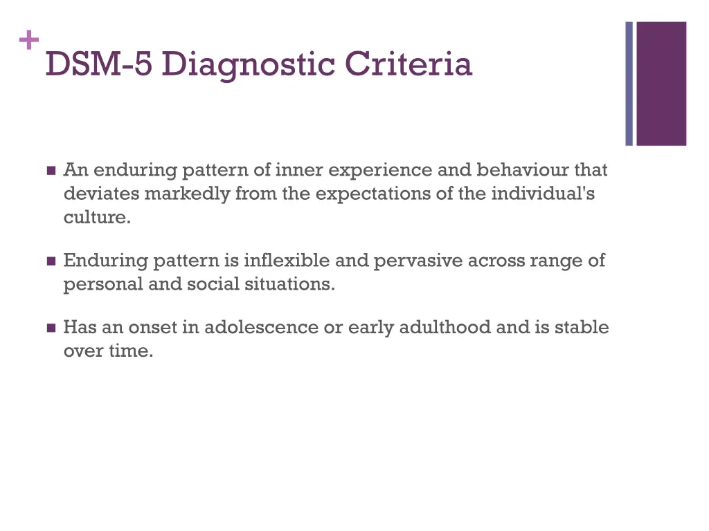 dsm 5 diagnostic criteria