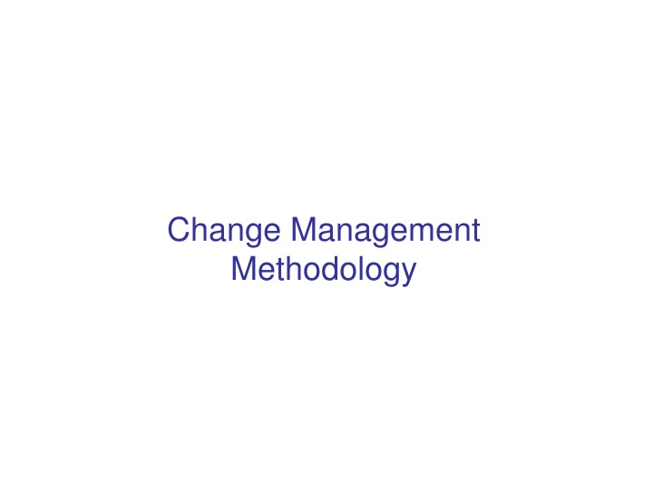 change management methodology